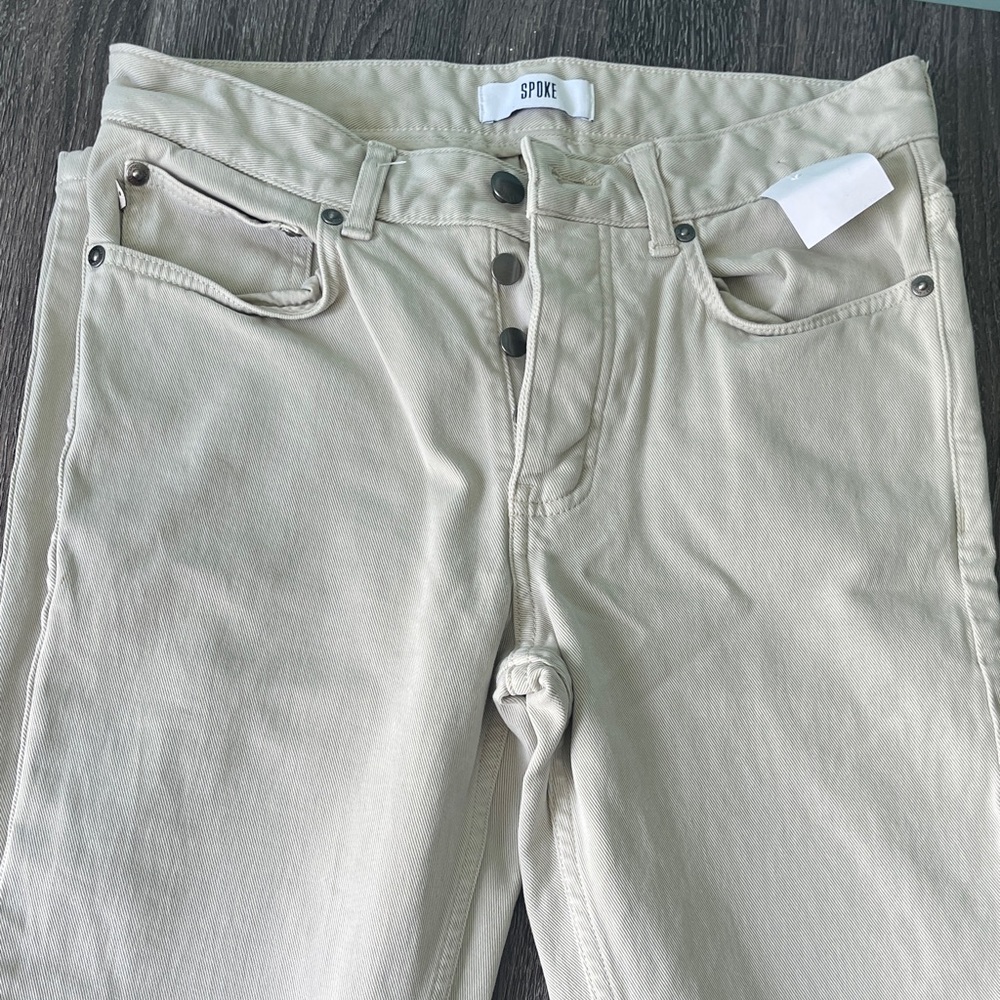Men's Cream Jeans